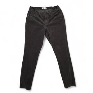 Old Navy Rockstar Gray Corduroy Skinny Stretch Pants Women's 30 Inch Waist